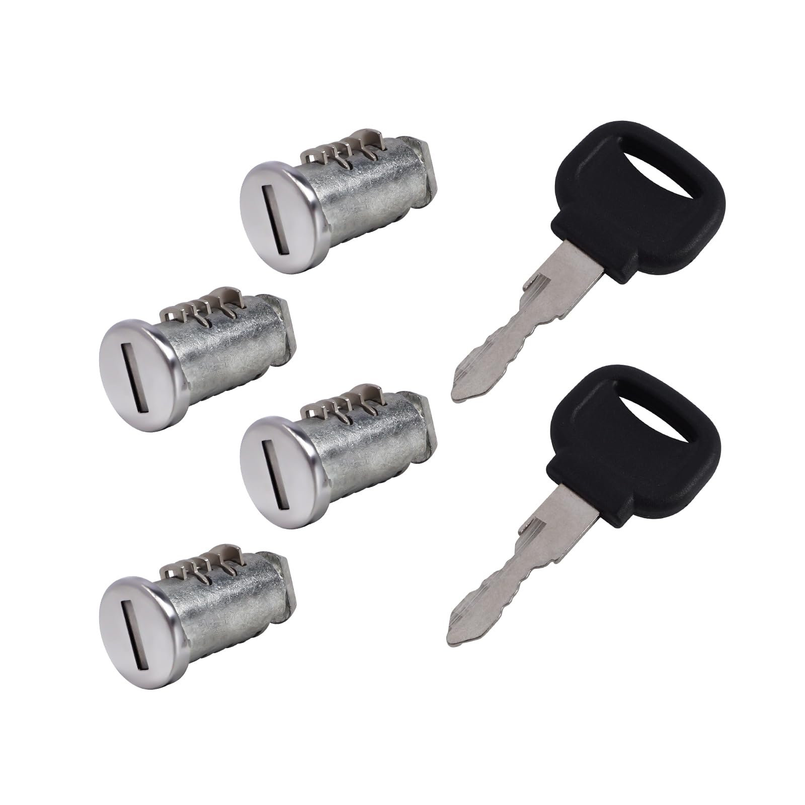 Photo 1 of 4 Pack Lock Cores Compatible with One-Key System Lock Cylinders, Key Cylinder for Bike Rack, Roof Cargo, Roof Rack, Ski Rack