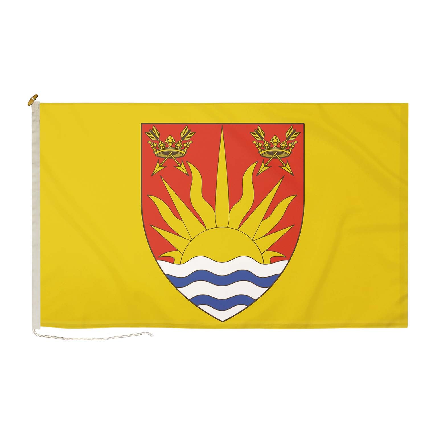 DuraFlag Suffolk Old 5ft x 3ft with Rope and Toggled - Premium Quality 5x3 County Flags