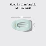 Kitsch Small Flat Claw Clips Sage Leaf - Secure Grip, Lightweight view 5