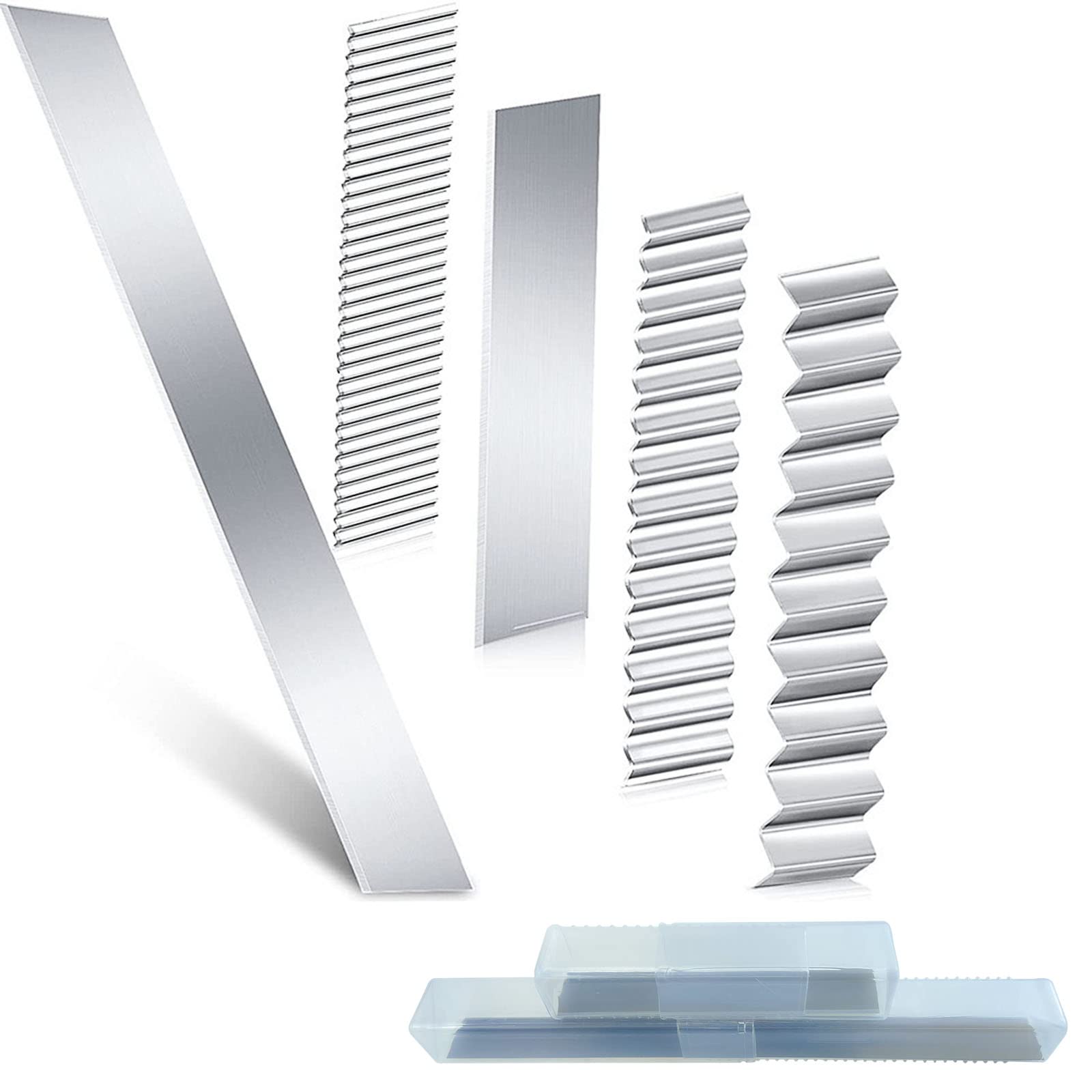 5 Pack Polymer Clay Cutters Modelling Clay Sculpting Tools Stainless Steel Clay Cutter for Clay Shaping