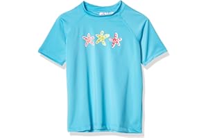 Kanu Surf Girls Jade Rash Guard UPF 50+ Sun Protection Short Sleeve Swim Shirt