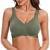 Padded Push Up Bra Comfortable Wireless Bra for Women No Underwire Full Coverage Seamless Bra with Support T Shirt Bra