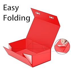 RYDDOY Red Gift Box, 12x6x4'' Gift box for Presents