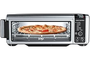 Ninja Foodi SP101/FT102CO Digital Fry, Convection Oven, Toaster, Air Fryer, Flip-Away for Storage, with XL Capacity, and a St