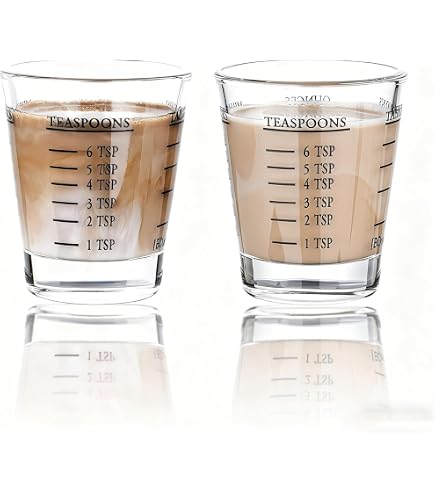 Final Touch 3-Sided Measuring Shot Glass - Ounce & Milliliter Markings, 2 Oz Capacity, Durable Glass - View #8