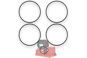 RUIQALITH 4 Pack Drive Belts Compatible with Thumlers Tumbler T100 and MP-1 Rock Polishers - Replacement Rubber Bands