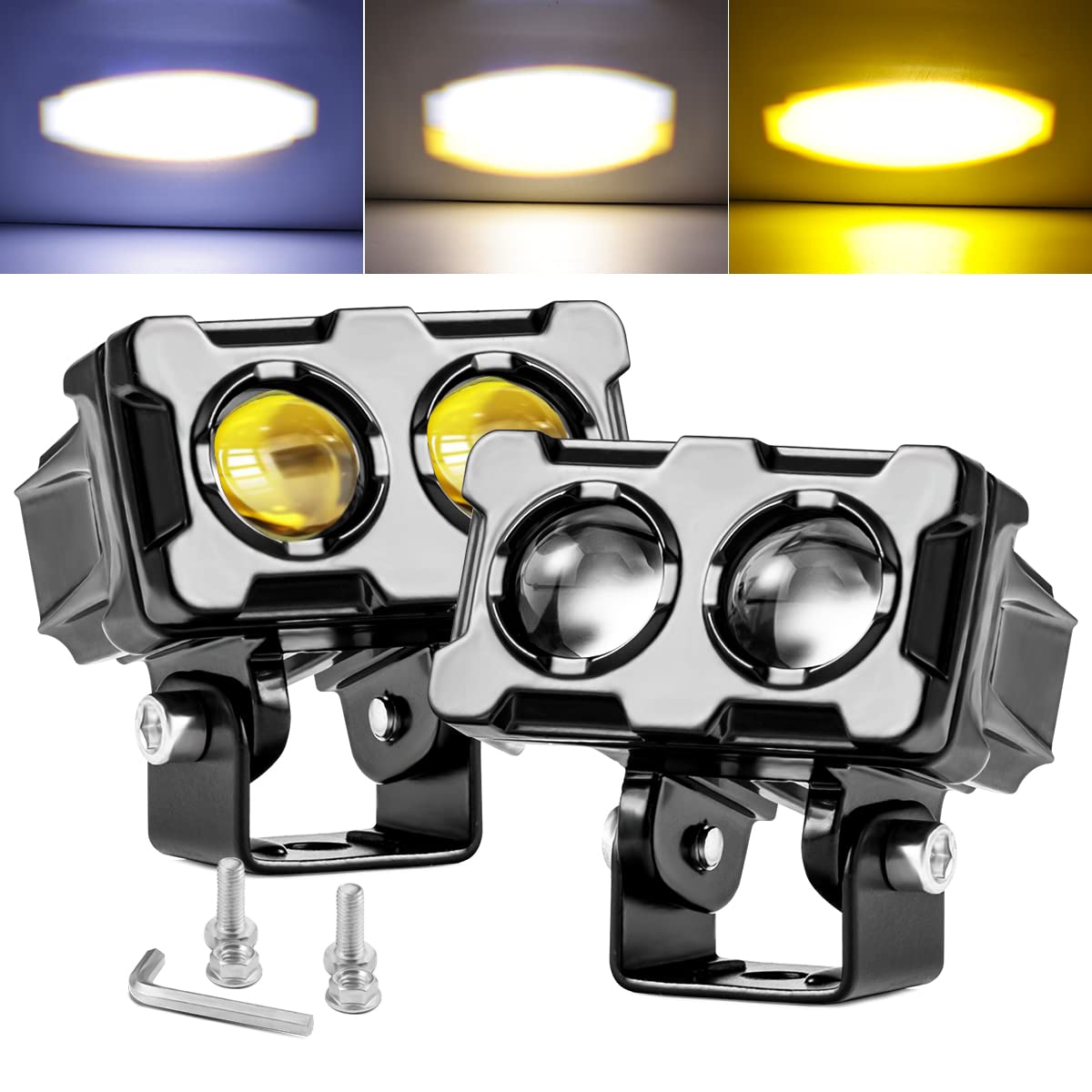 9/o - Finance Led Side Shooter Pod Light Bar Strobe Off-Road Light - Foto 7