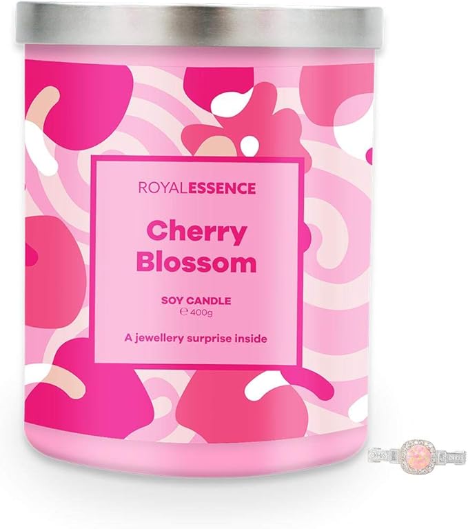 Royal Essence Candle with Surprise Ring inside (925 Sterling Jewellery
