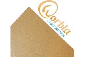 Worbla's Finest Art Original - Single Sheet - at Least 8x8 in. Thermoplastic for Cosplay, Costume Design, Jewelry, and More!