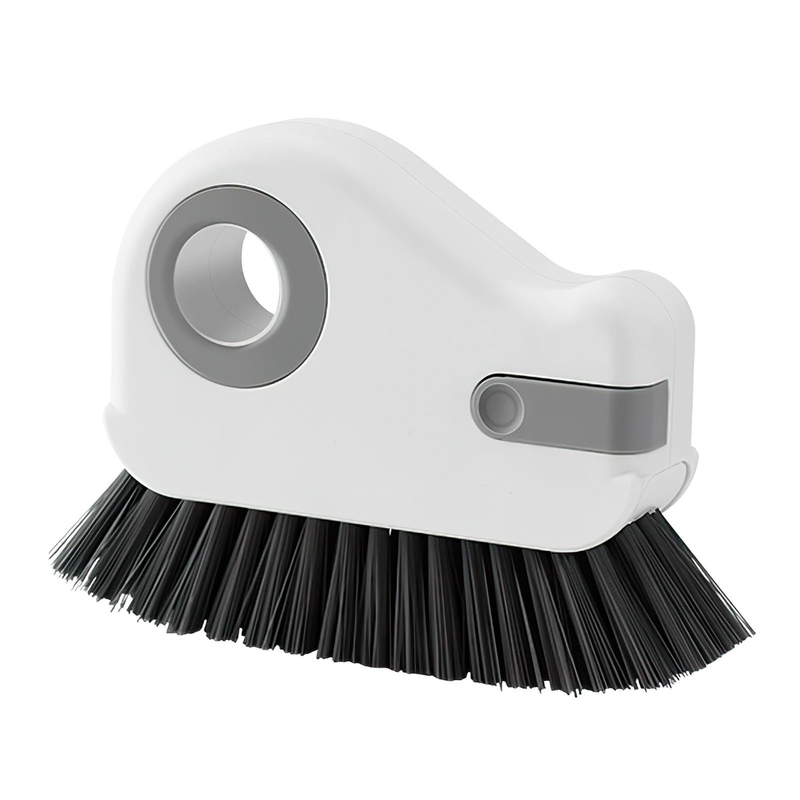 2-in-1 Window Grooves Cleaning Brush, Groove Cleaning Brush, Window Frame Cleaner, Grout Brush, Window Cleaning, Multifunctional Joint Cleaning Brush with Hard Bristles and Hidden Scraper