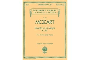 Sonata in G Major, K301: Schirmer Library of Classics Volume 2067 for Violin and Piano
