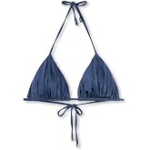 CALZEDONIA Shiny Satin Removable Padding Triangle Swimsuit Top