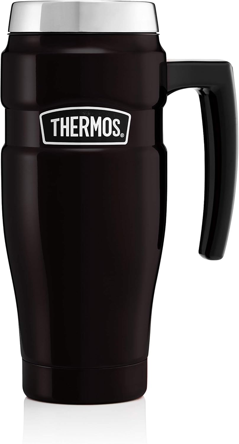 Thermos Edelstahl König Travel Mug Matt Black (470 ml) Amazon.de