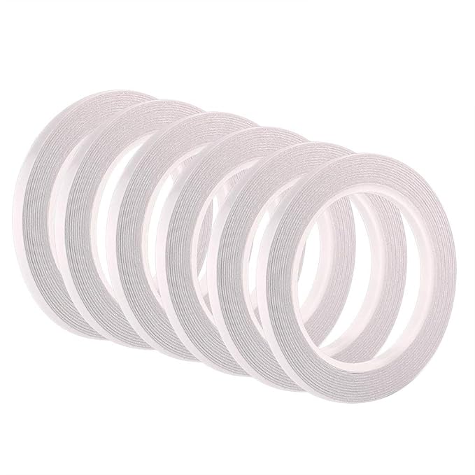 title=FEPITO Nastro autoadesivo 6 Rolls biadesivo per cucito, artigianato, lavorazione