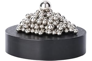 VIADOM Magnetic Fidget Toys Desk Sculpture Decor for Kids Adults with 1 Magnetic Base and 171 Non-Magnetic Balls, Great Desk Decor Gifts for Stress Relief ADHD Autism Desk Toys for Office and Fidget Toys