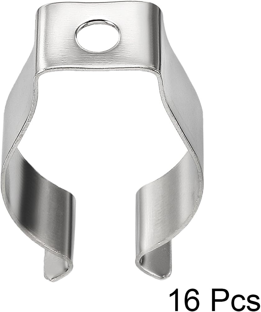 sourcing map T8 U Clips Holder Bracket for LED Light Tube LED Fluorescent Tube Replacement Mounting Accessories - Image 3