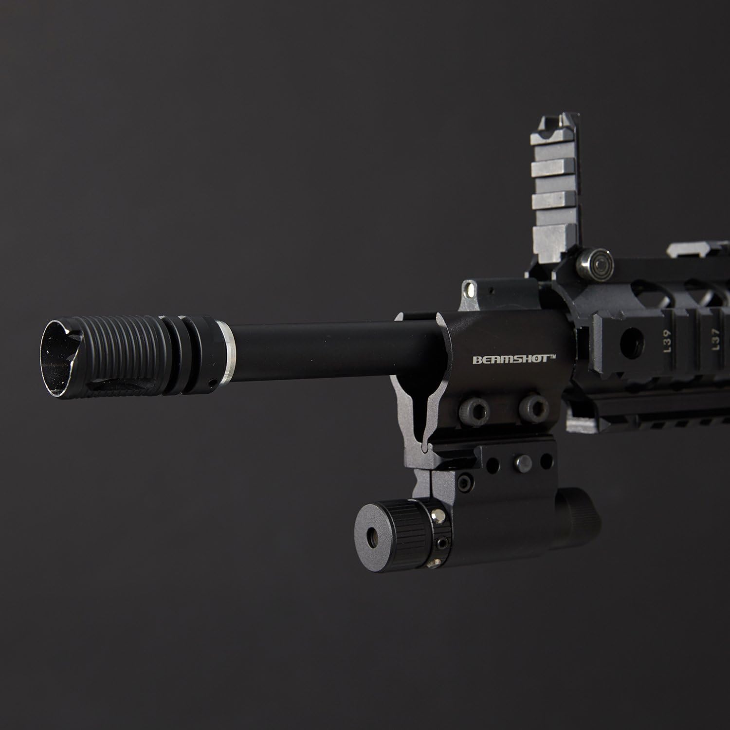Beamshot RF9 Mount: Attaches to All Rifles, Shotguns & Airsoft Guns to Create a Standard 1913 Picatinny Rail System Which Will Accommodate All Types of Laser & Flashlight Accessories : Air Gun Mounts : Sports & Outdoors