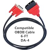 DA-4 OBDII Cable Adaptor for Snap-on Solus Ultra EESC318 Scanner Main Test | OBD2 Connector Cable Scan Tool