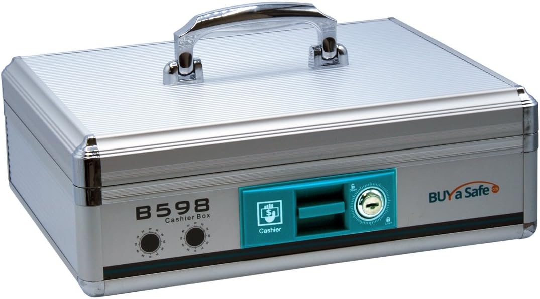 Aluminum Portable Cash Box B598 Amazon.co.uk Office Products