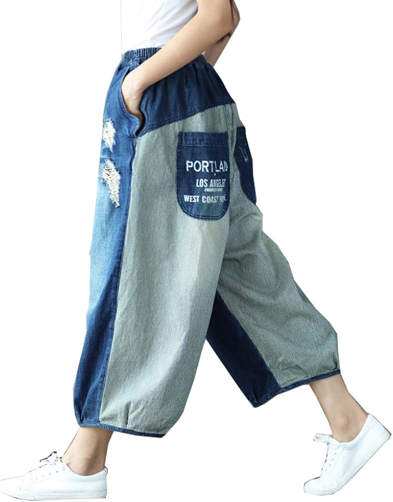 plus size cotton jeans