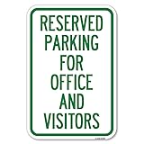 Parking Sign Reserved Parking for Office and