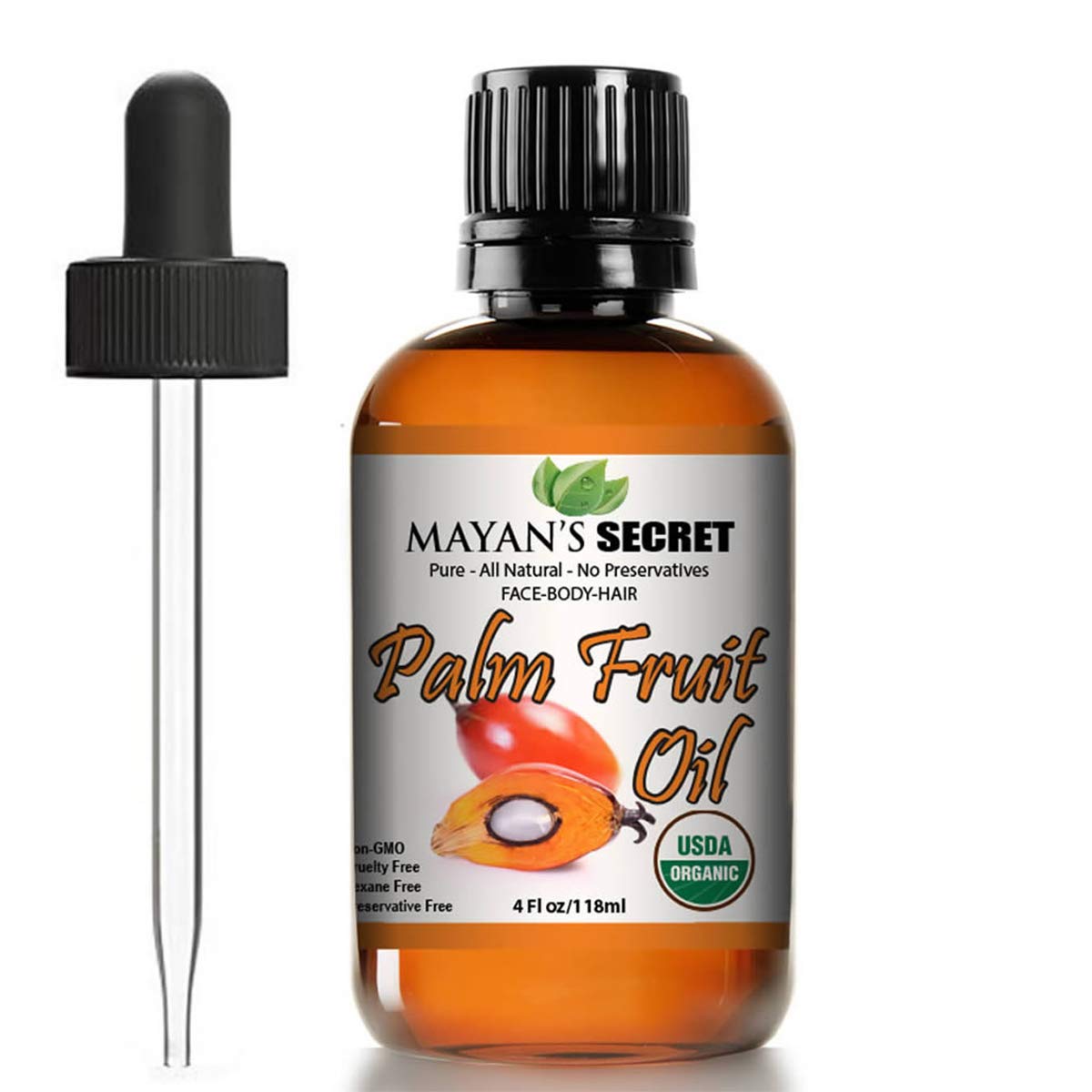 Photo 1 of Mayan's Secret USDA CERTIFIED ORGANIC PALM FRUIT OIL/Refined/Undiluted Cold Pressed