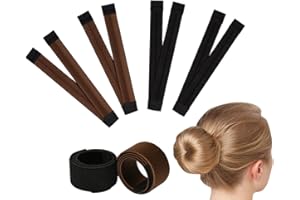 DS. DISTINCTIVE STYLE Hair Bun Maker 4 Pieces French Twist Donut Bun Bands Quick Hair Bun Tool