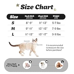 Supet Cat Harness and Leash Set for Walking Cat and
