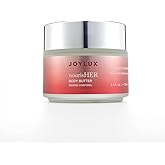 Joylux nourisHER Body Butter for Dry to Very Dry Skin with Shea Butter, Cocoa Butter, Aloe Vera & Squalane, Creamy, Clean Moisturizer for Intense Hydration 3.4 oz