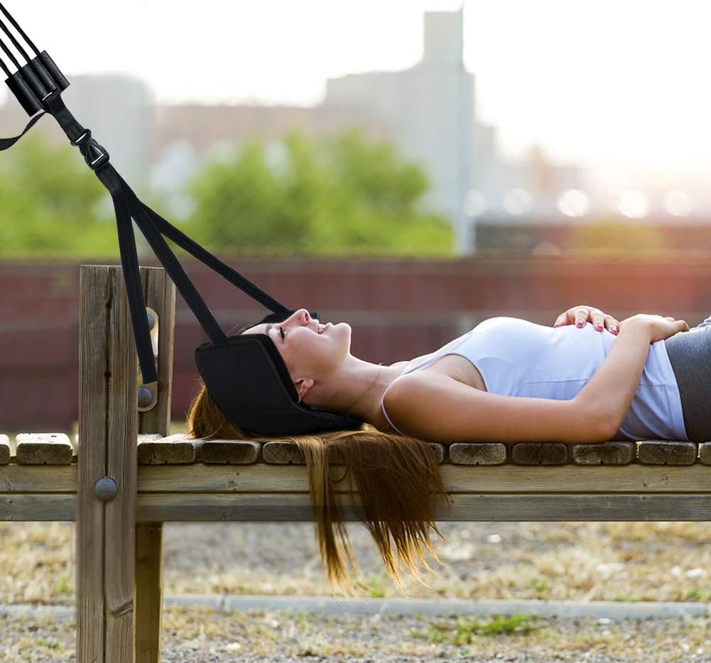 BREATH KAVASS Neck Relief Hammock for Neck Pain Head Hammock for Headache Neck Support Portable Relieves Back and Shoulder Pain: Home & Kitchen