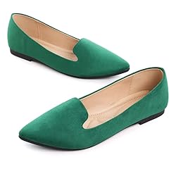 ChaiRong Zhou Women Flats Solid Color Suede Ballet