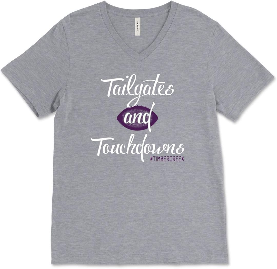 Men's twisted creek™ ii short sleeve shirt Timber Creek Wolves Tailgate Short Sleeve V-Neck Tee at Amazon Women’s