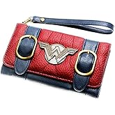Superhero Woman Trifold Satchel Fold Women's Hand Purse Clutch Wallet
