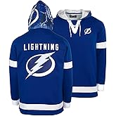 FE NHL unisex-adult Tampa Bay Lightning Lace Up Hoodie