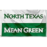 North Texas Mean Green UNT University Large College Flag