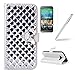 Nokia Lumia 1520 Case, Mellonlu - Nokia Lumia 1520 Fashion 3D Bling Case + Stylus Pen + Screen Protector Luxury Crystal Pearl Diamond Beautiful Leather Wallet Cover