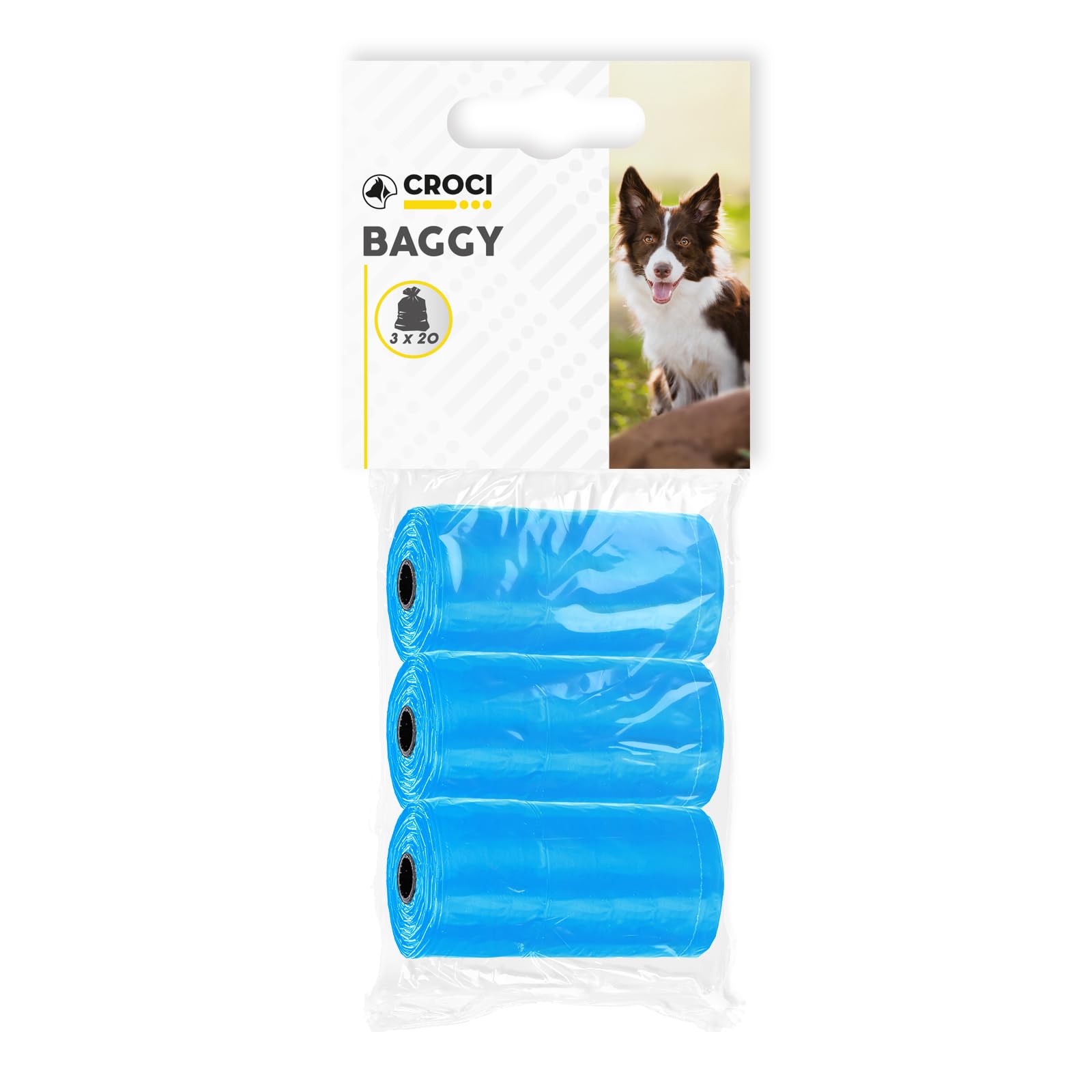 Croci C9020939 Blue Replacement Bag 3 x 20
