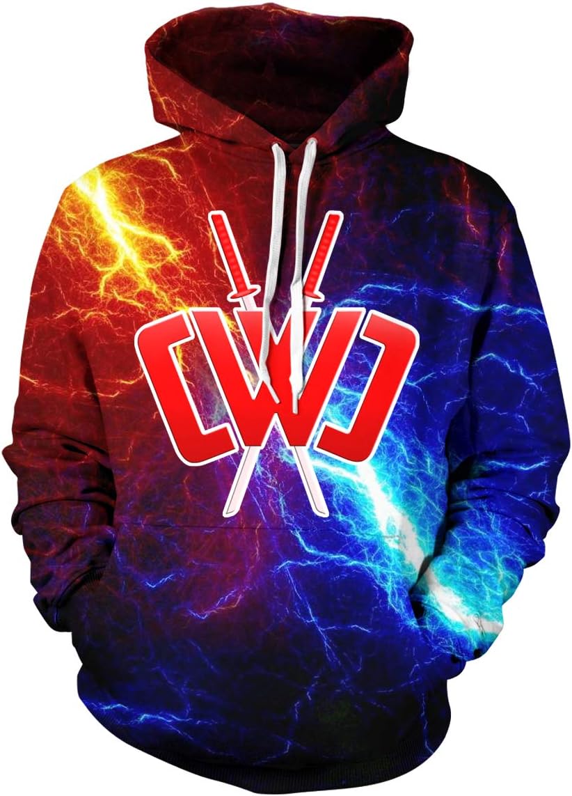 Kids Chad Wild Clay CMC Gamer Flame 3D Print Hoodie Sweatshirts Video Game