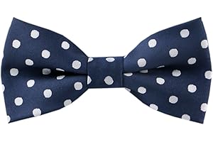 Carahere Boys Handmade Pre-Tied Classic Polka Dot Bow Ties