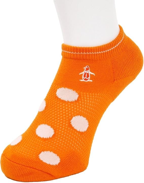Amazon マンシングウェア Munsingwear レディース スニーカーソックス Jalj017 抗菌防臭靴下 22 24cm オレンジ 靴下 通販
