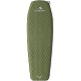 Sea to Summit Camp Plus SI Sleeping Mat, Tapered/Large | Extra-thick 4-season self-inflating foam sleeping mat with a 4.3 R-value insulates comfortably against the coldest ground