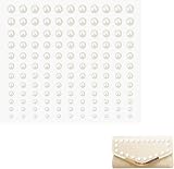 Siqian Pearl Stickers 330 Pcs Flat Back Hair Nails DIY Scrapbooking view 1