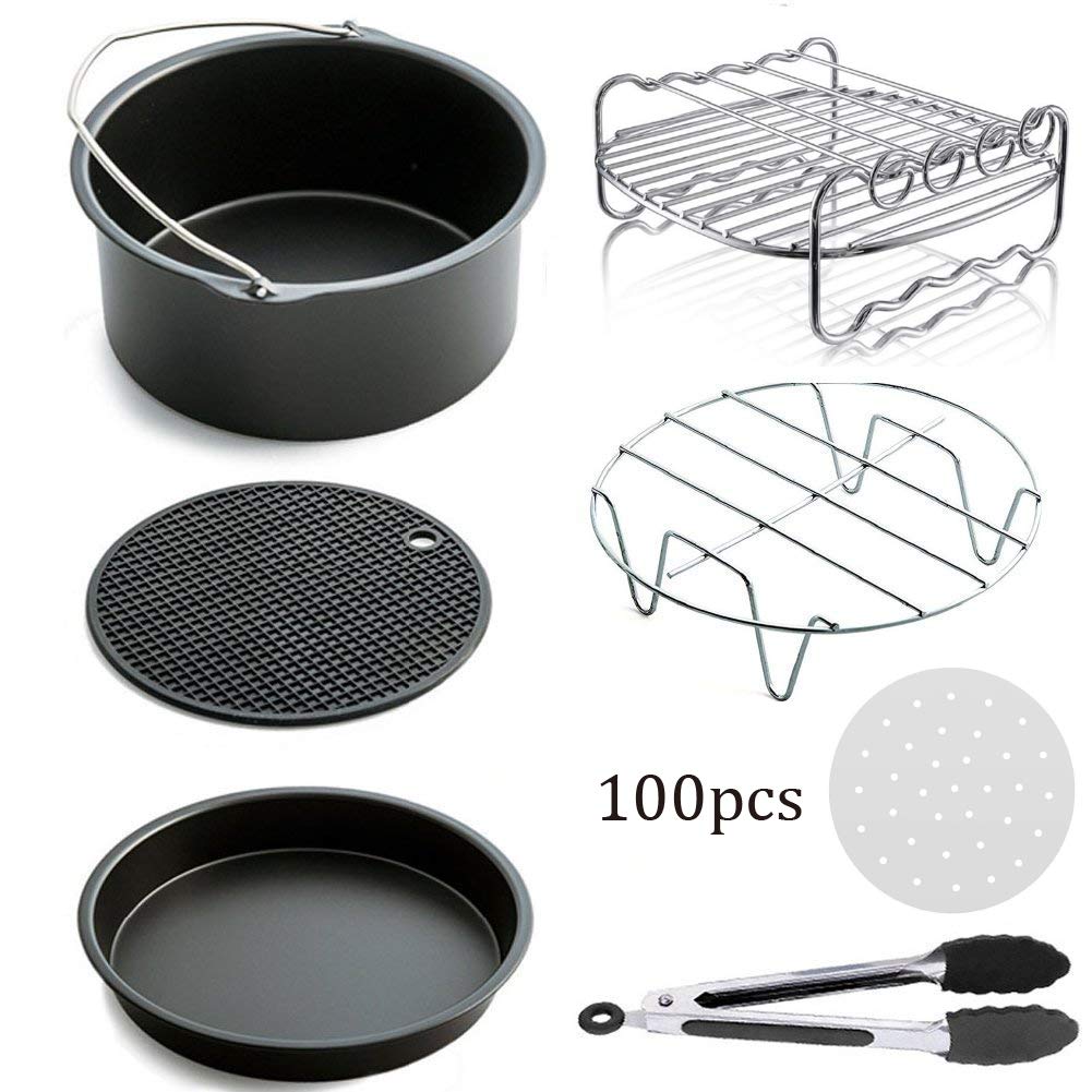 Air Fryer Accessories for Gowise Phillips Cozyna and Secura, Set of 7