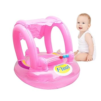Haodene Siège De Flotteur Bateau De Bébé Bague De Piscine Natation Gonflable Natation Raft Kid Water Car Bouée Siège Gonflable Piscine Gonflable