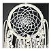 Dremisland Dream catcher Handmade Traditional White Feather Wall Hanging Car Hanging Home Decoration Ornament Decor Ornament Craft Gift (White Feather)