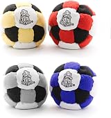 YOYO FACTORY Footbag Hacky Sack Red/Black for Tricks Freestyle Casual Play All view 4