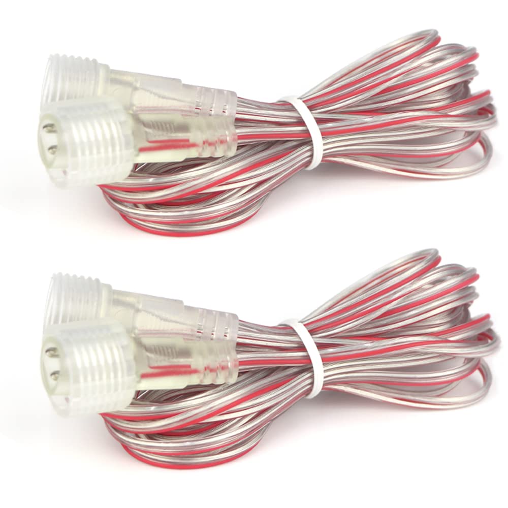 Vikdio 2M Connecting Cable Extension Cord for 50cm 30cm Meteor Shower Rain Lights Between Led Driver and Light Tubes (2Pack) - ONLY for Meteor Shower Lights