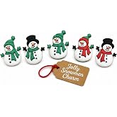 Buttons Galore 15 Piece Snowman Shank Buttons for Sewing and Crafts | Assorted Christmas Craft Buttons, Novelty Buttons for Scrapbook, Ornaments, Cards, Holiday DIY Projects