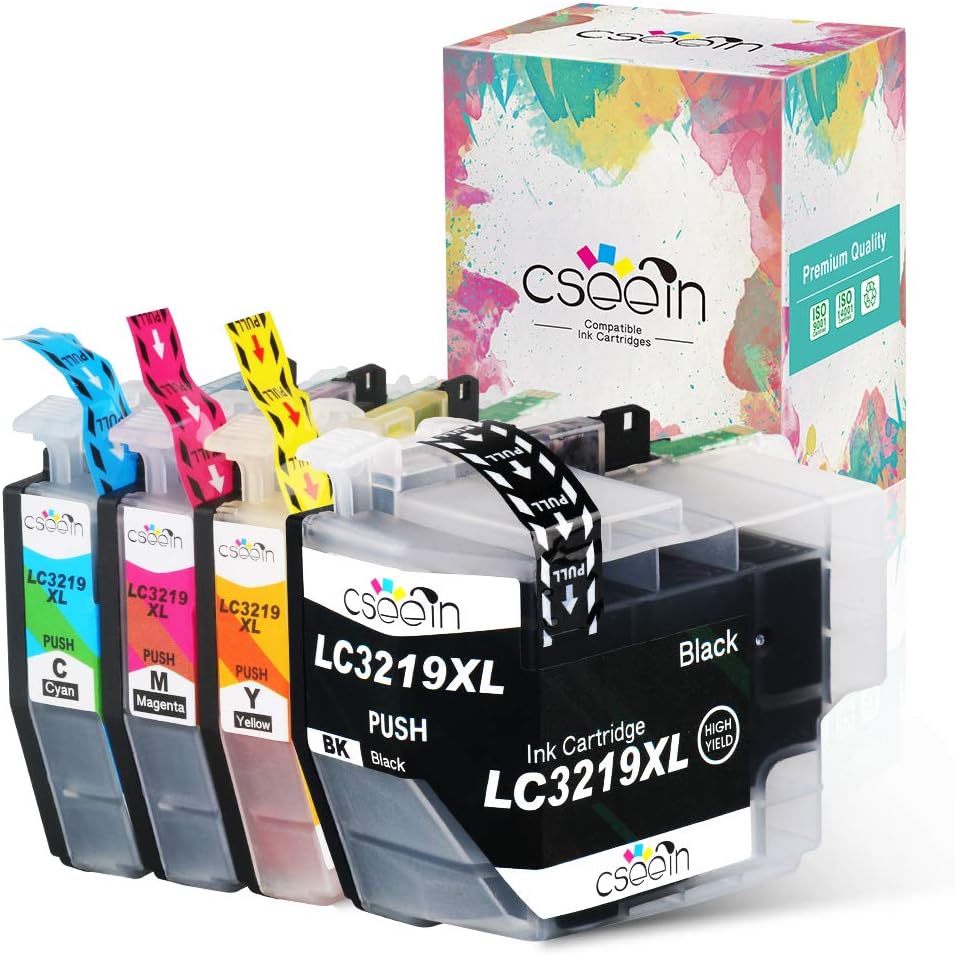 Cseein LC3219XL Ink Replacement LC3219XL LC 3219 XL Ink Cartridge Compatible for Brother MFC-J5330DW MFC-J5335DW MFC-J5730DW MFC-J5930DW MFC-J6530DW MFC-J6930DW MFC-J6935DW Printer