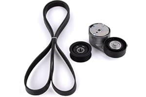 Tykick Belt Tensioner and Idler Pulley Kit for Dodge Grand Caravan Journey Avenger Chrysler 200 Town & Country Ram C/V 2011-2019 3.6L V6 Replaces 90K-39282D (39282+38082+6PK1960)